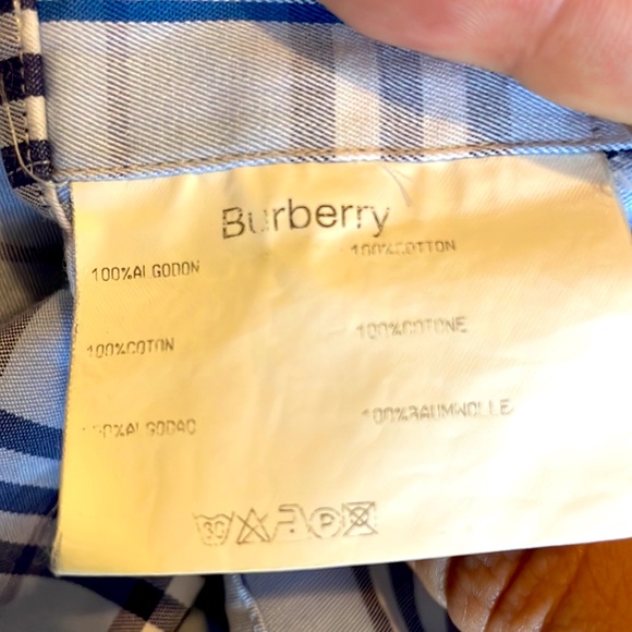 Burberry 2/15 button down - Picture 8 of 9